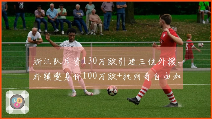 浙江队斥资130万欧引进三位外援，朴镇燮身价100万欧+托利奇自由加盟